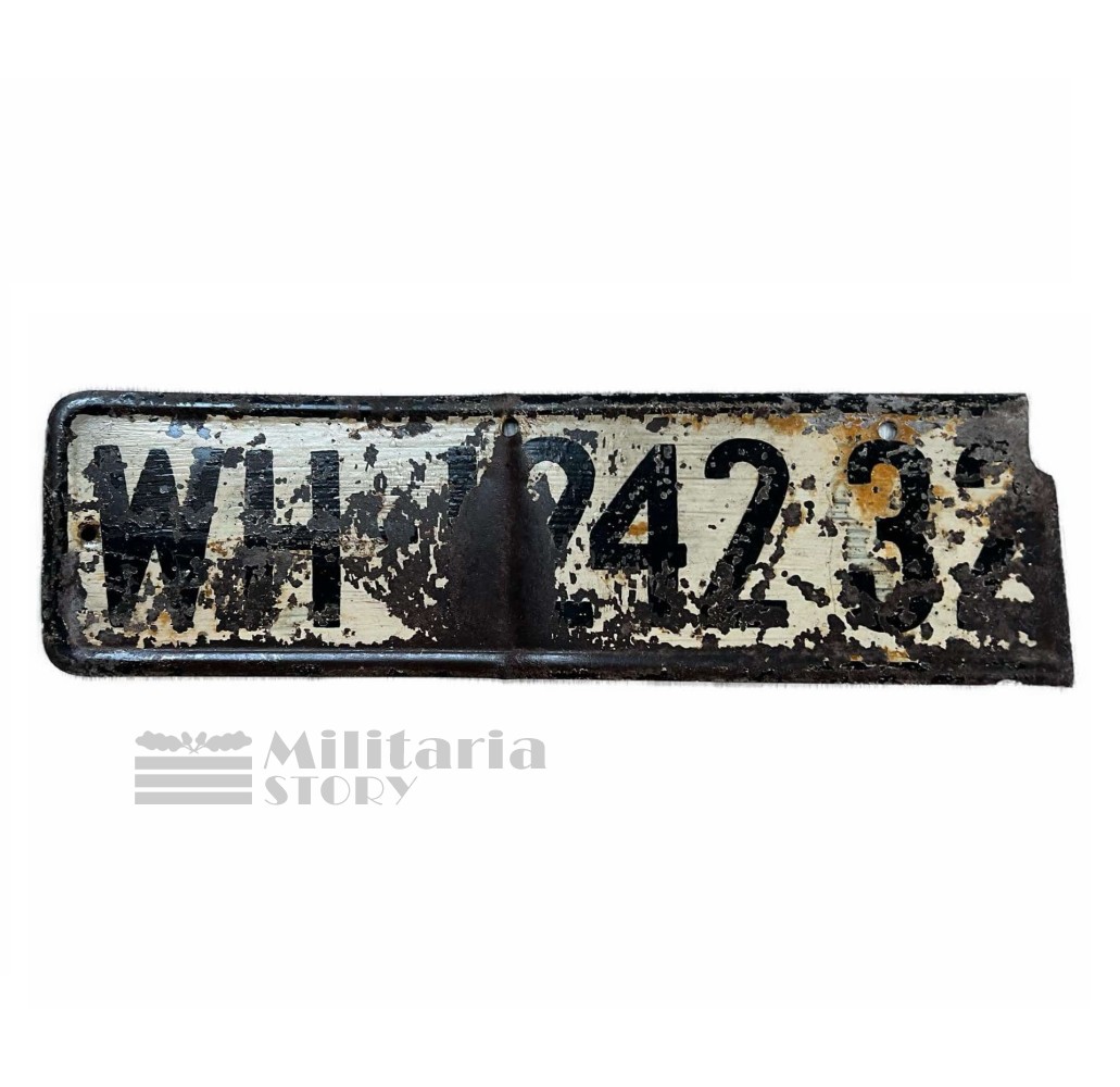 Heer small vehicle license plate
