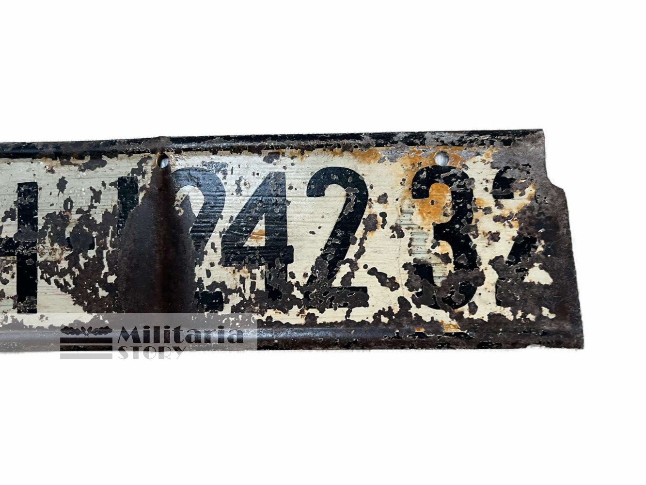 Heer small vehicle license plate - Heer small vehicle license plate: pre-war German Equipment