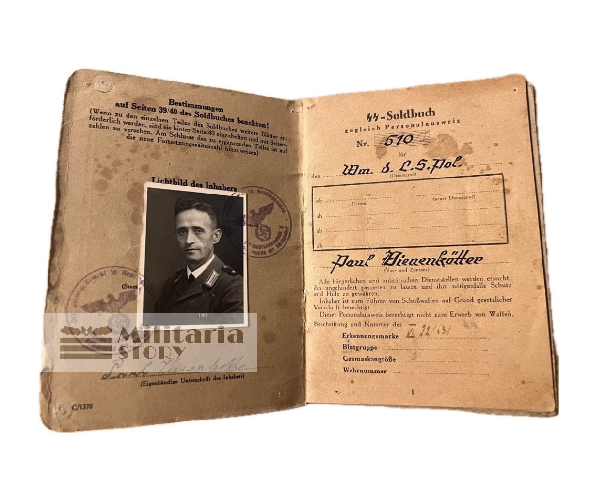  SS Soldbuch -  SS Soldbuch: Third Reich Other