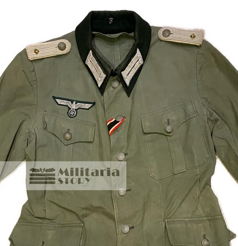 Heer infantry officer summer tunic - Heer infantry officer summer tunic: WW2 German Uniforms