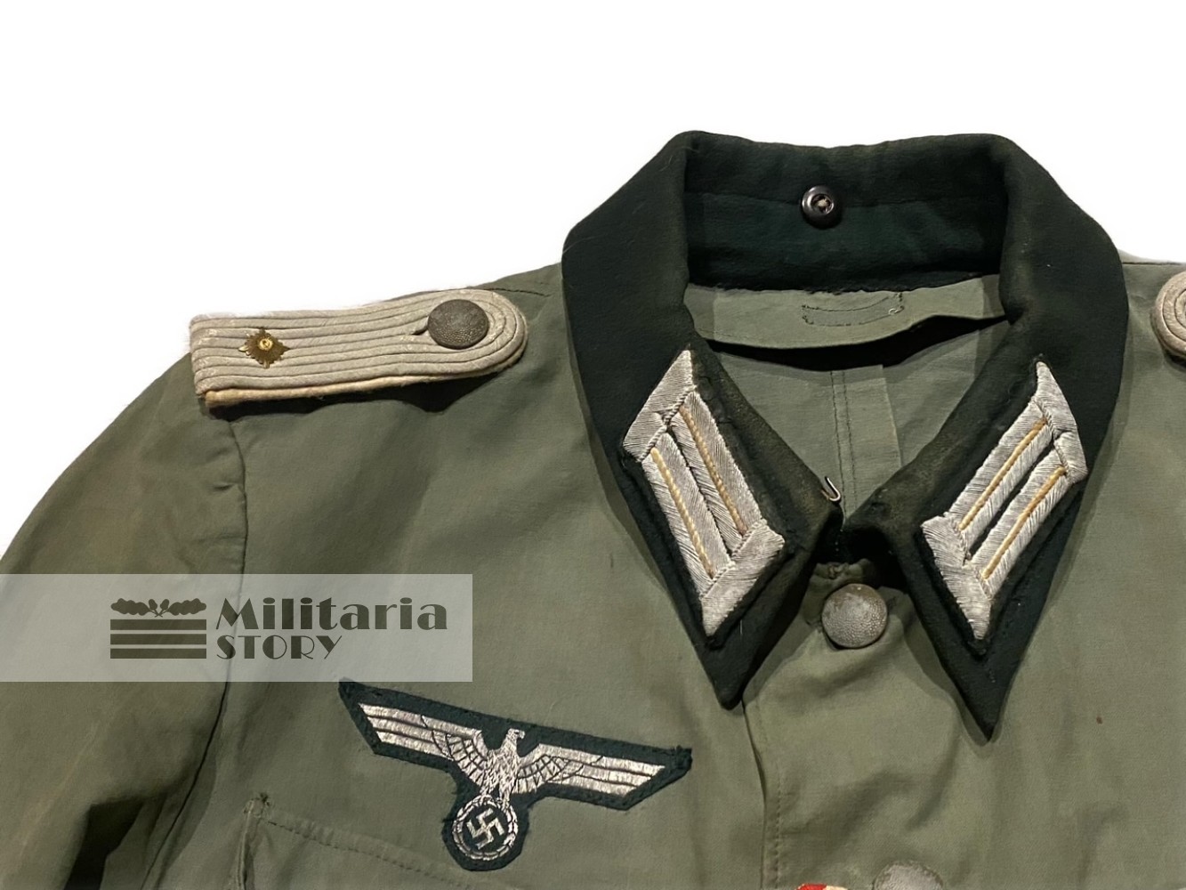 Heer infantry officer summer tunic - Heer infantry officer summer tunic: German Uniforms