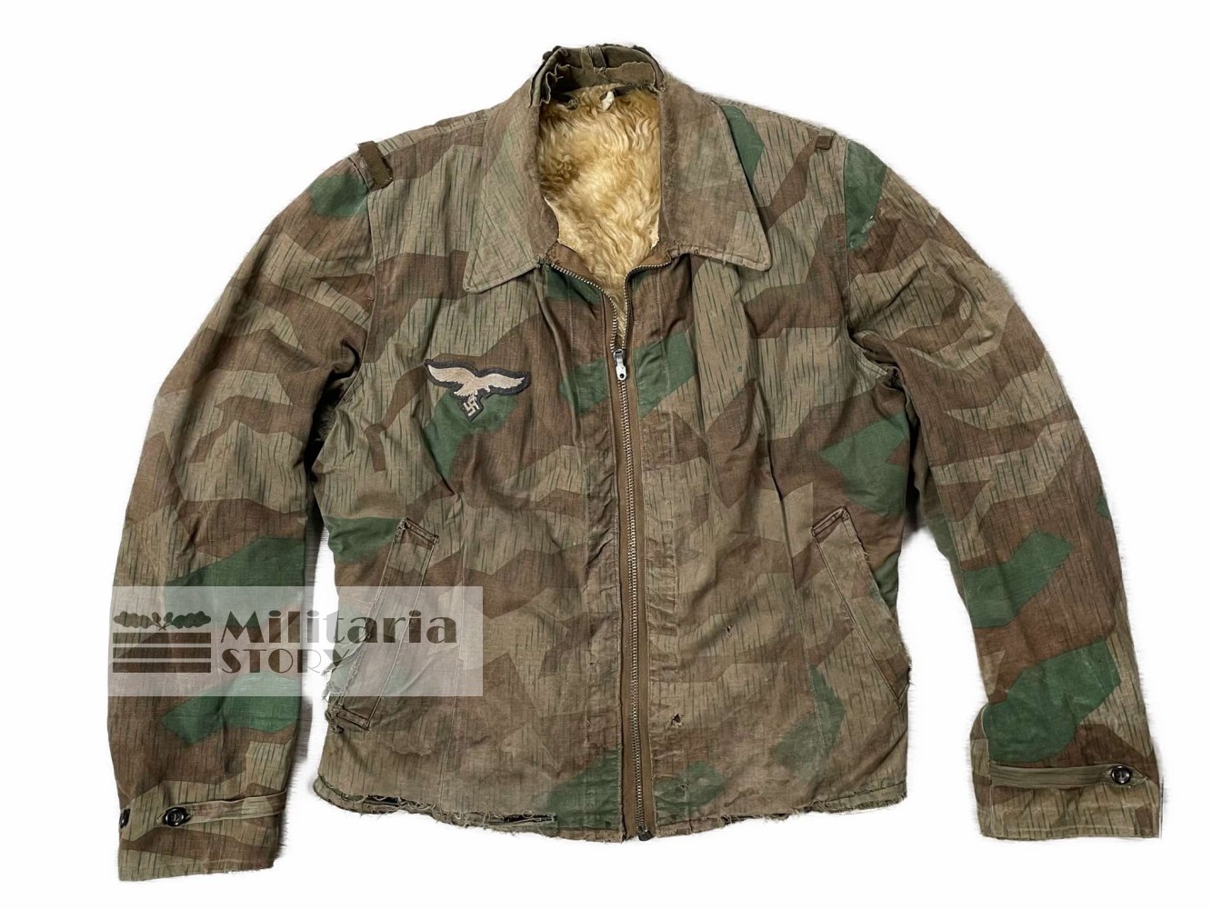 Tailor made Splinter Camo Pilot Luftwaffe Jackett - Tailor made Splinter Camo Pilot Luftwaffe Jackett: pre-war German Uniforms