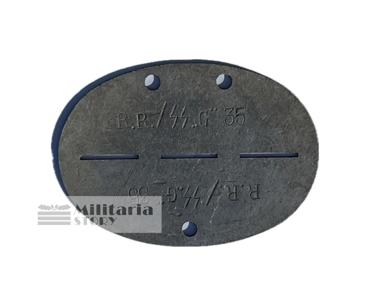 SS Germania dog tag