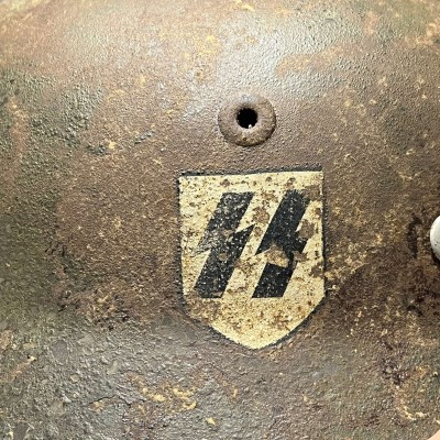 M42 Waffen SS Camo helmet