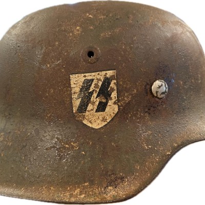 M42 Waffen SS Camo helmet