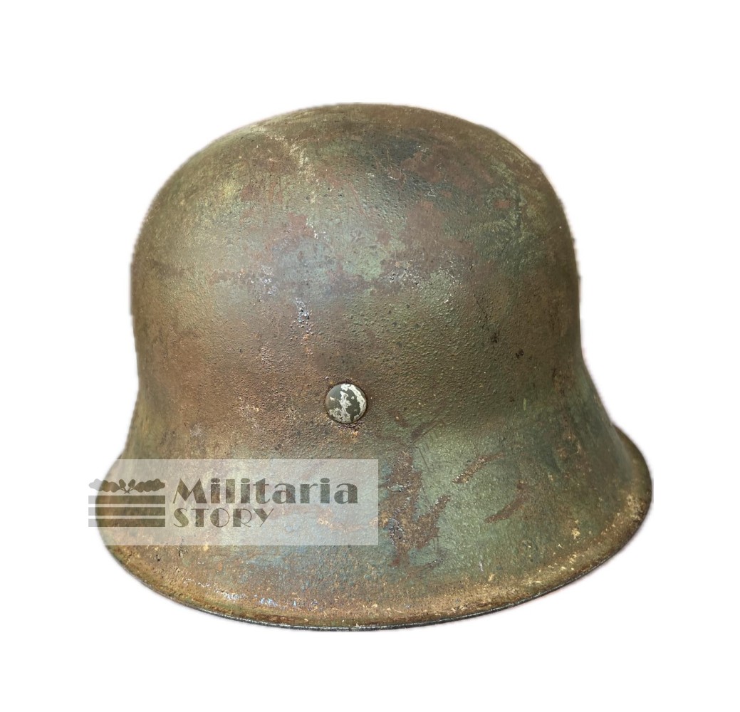 M42 Waffen SS Camo helmet - M42 Waffen SS Camo helmet: Third Reich Headgear