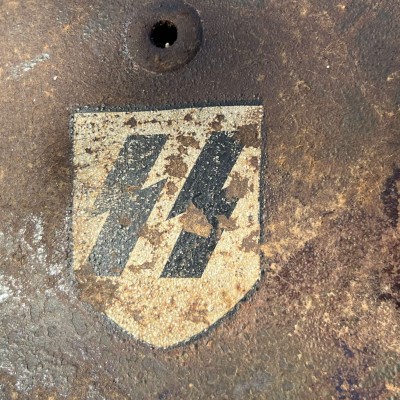 M42 Waffen SS Camo helmet