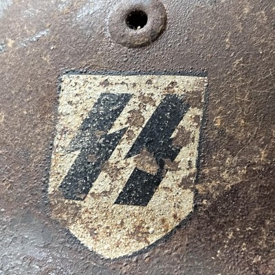 M42 Waffen SS Camo helmet