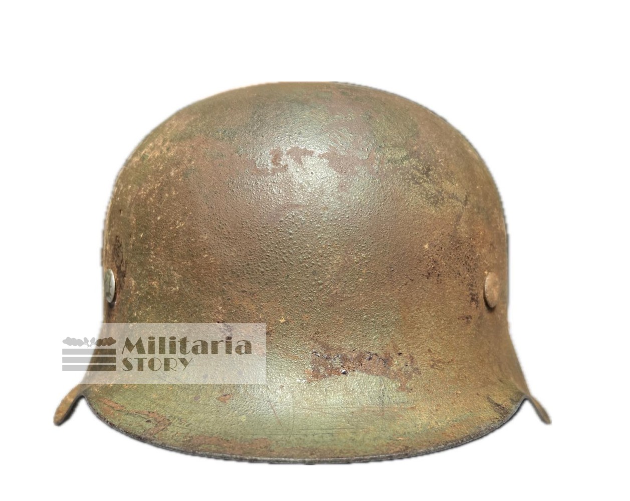 M42 Waffen SS Camo helmet - M42 Waffen SS Camo helmet: Third Reich Headgear