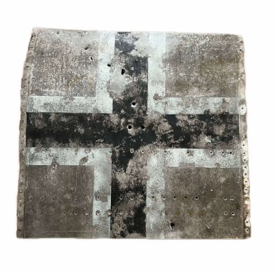 WW II Luftwaffe Air Force undreside wing panel with cross