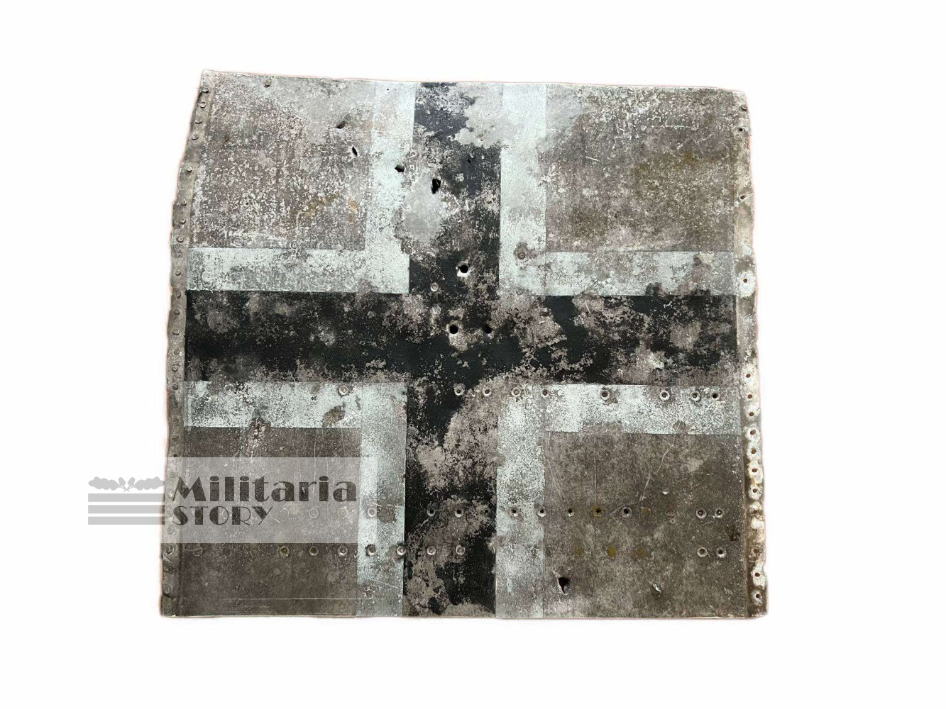 WW II Luftwaffe Air Force undreside wing panel with cross