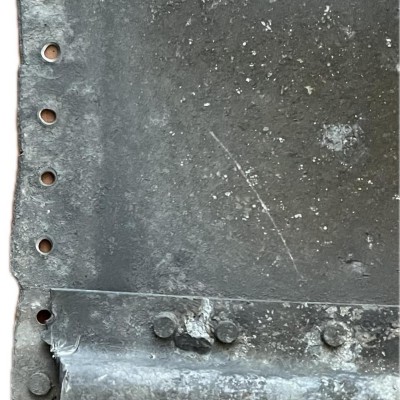 WW II Luftwaffe Air Force undreside wing panel with cross