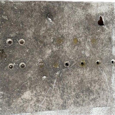 WW II Luftwaffe Air Force undreside wing panel with cross