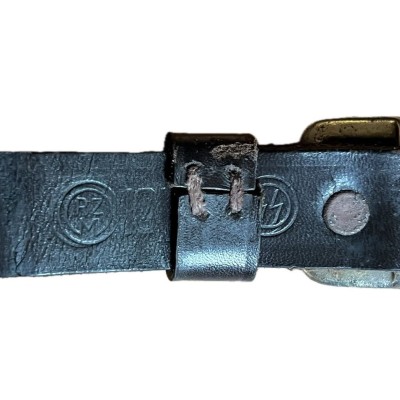 SS officer leather shoulder cross straps - pre-war German Equipment