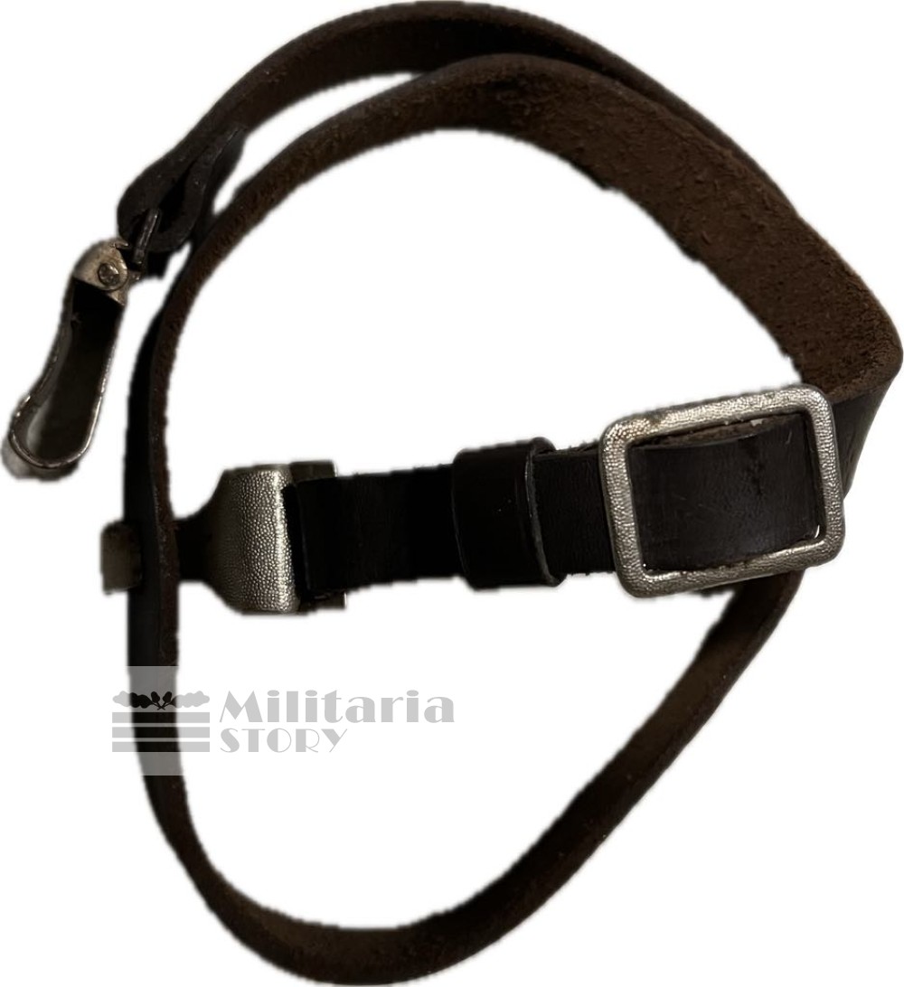 SS officer leather shoulder cross straps - SS officer leather shoulder cross straps: German Equipment