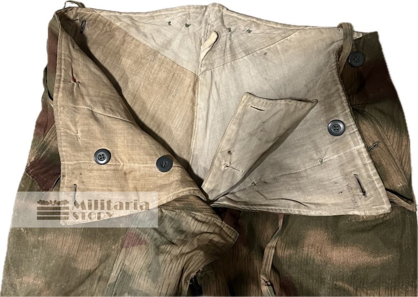 Reversible Sumpftarn parka trousers - Reversible Sumpftarn parka trousers: Vintage German Uniforms