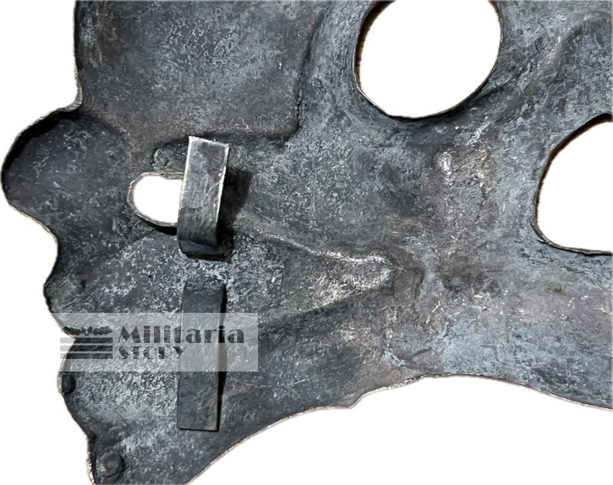 German husaren busby skull - German husaren busby skull: WW2 German Insignia