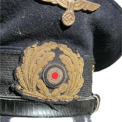 Kriegsmarine officer uboots U~552 visor cap ultra rare