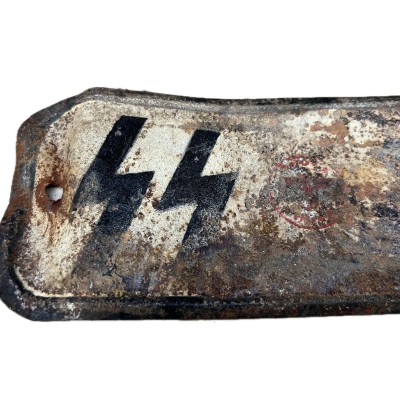 Waffen SS vehicle license plate