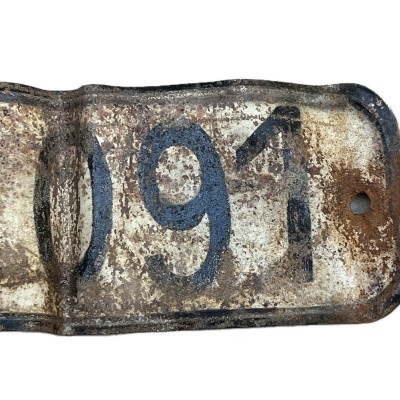 Waffen SS vehicle license plate