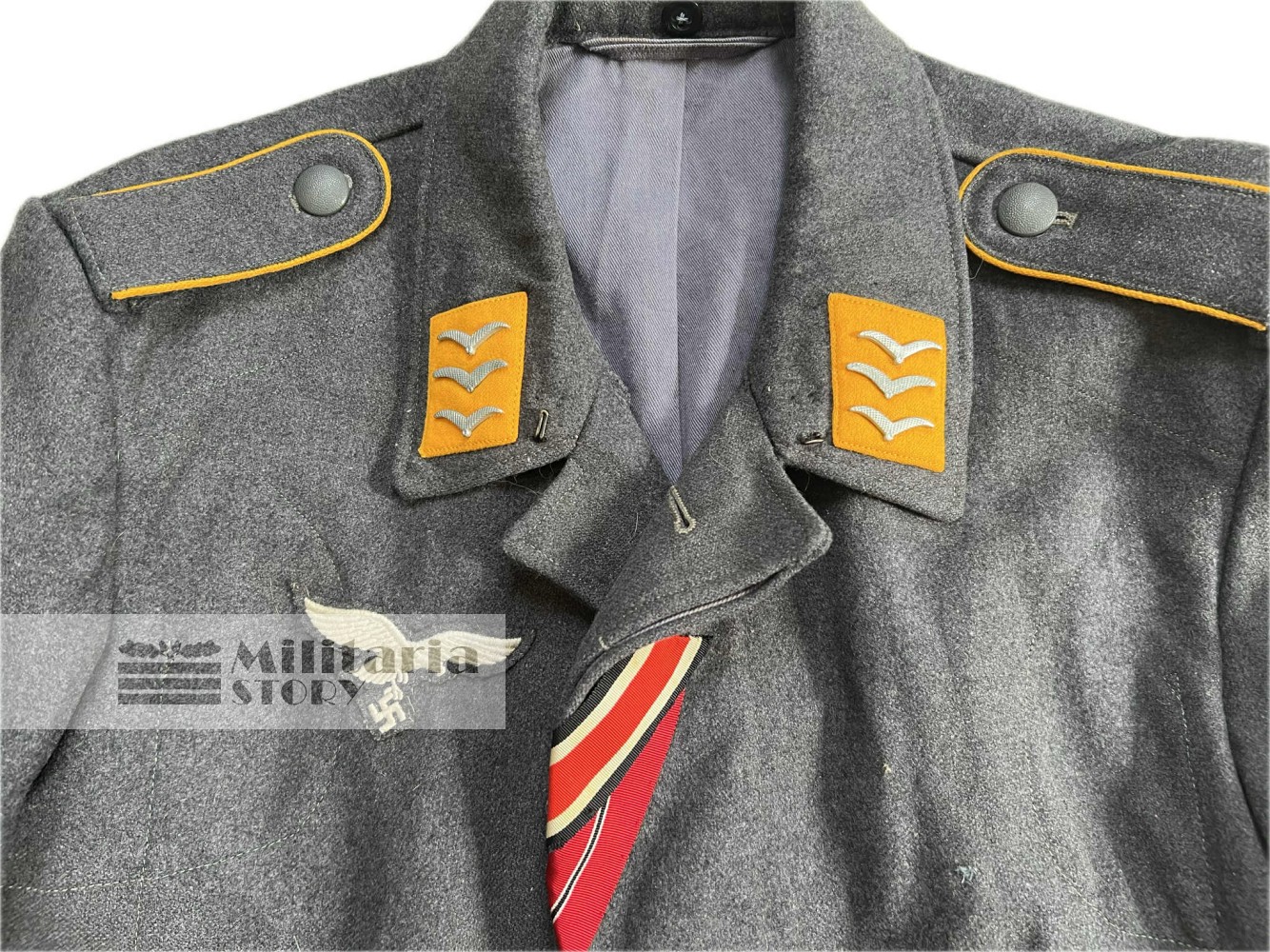  Luftwaffe Paratrooper “Flightblouse” Jacket – Rare Original Example -  Luftwaffe Paratrooper “Flightblouse” Jacket – Rare Original Example: Vintage German Uniforms