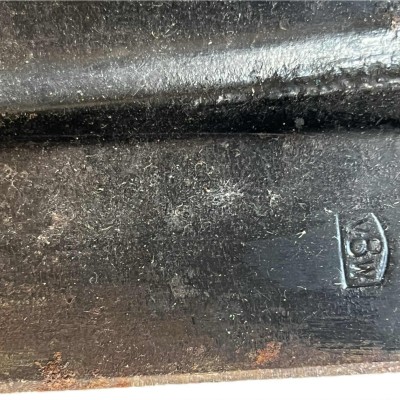 German folding shovel and carrying case, 1942 