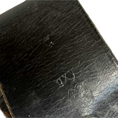 German folding shovel and carrying case, 1942 