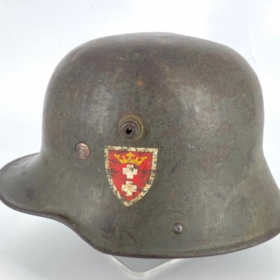 M16 Danzig Polizei Helmet Shell - WW2 German Headgear