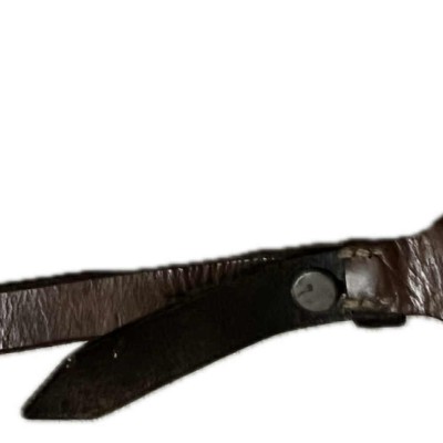 WWII German leather Y straps