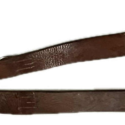 WWII German leather Y straps
