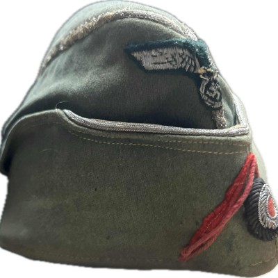 Heer panzer officer overseas cap