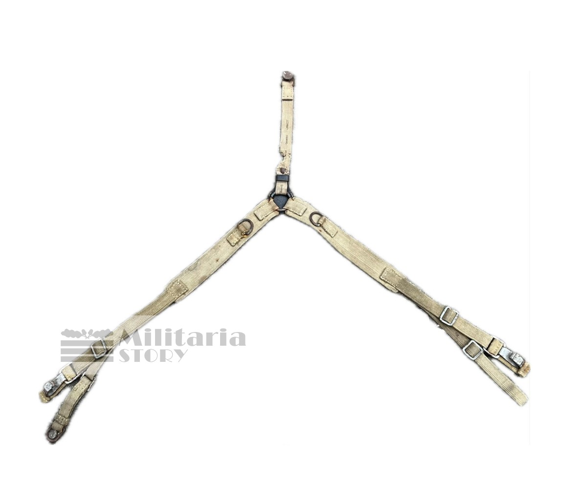 WWII German Tropical Y straps