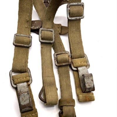 WWII German Tropical Y straps