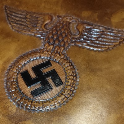 Third Reich German Lap Desk-Blotter With National Eagle