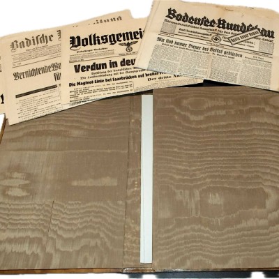 Third Reich German Lap Desk-Blotter With National Eagle