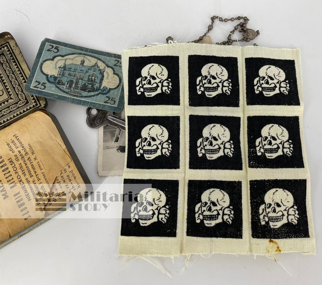 Printed Waffen SS skull 