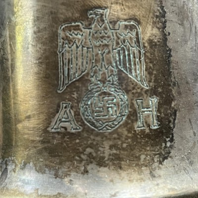 A plated coffee creamer, from Adolf Hitler