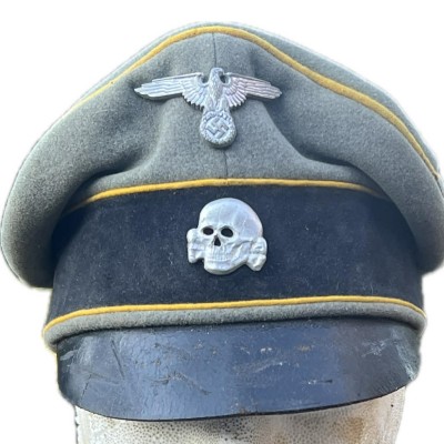 Waffen SS Calvary alter alt (Cruher)cap RARE!