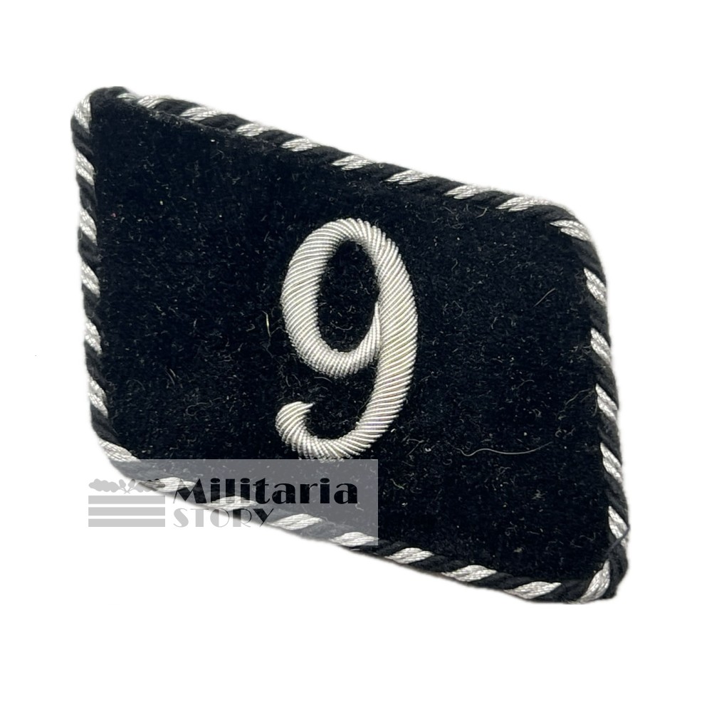 Allgemeine SS officer collar tab Standarte 9’
