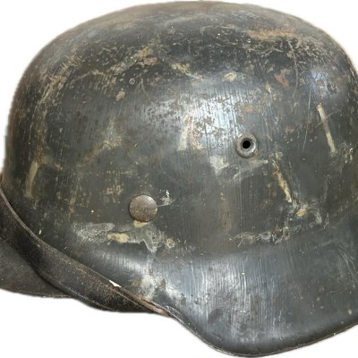 Heer/SS M42 helmet ex -chikenwire