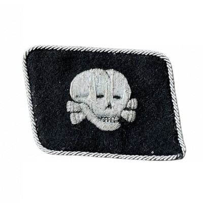 SS officer Totenkopf colla tab