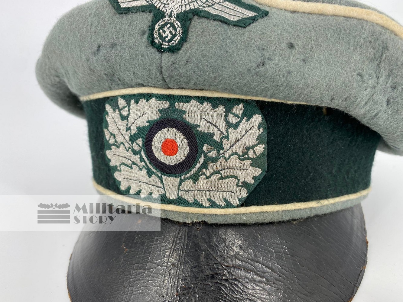Heer Infantry Alter Alt crusher cap - Heer Infantry Alter Alt crusher cap: WW2 German Headgear