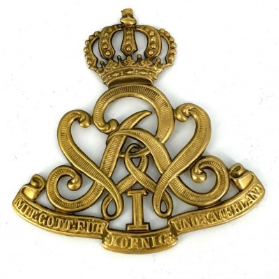 WWI Hussaren Busby Badge  - German Insignia