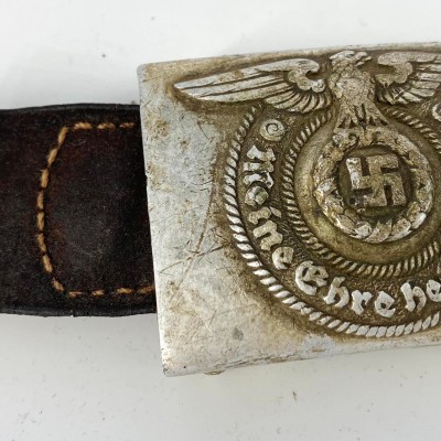 Waffen SS RZM 56/40 Buckle with belt