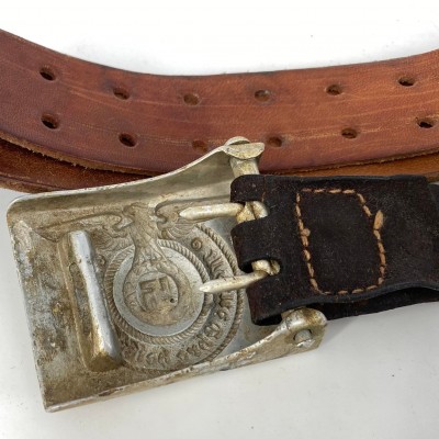 Waffen SS RZM 56/40 Buckle with belt