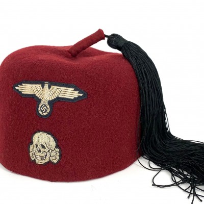 Waffen SS Red Maroon Fez