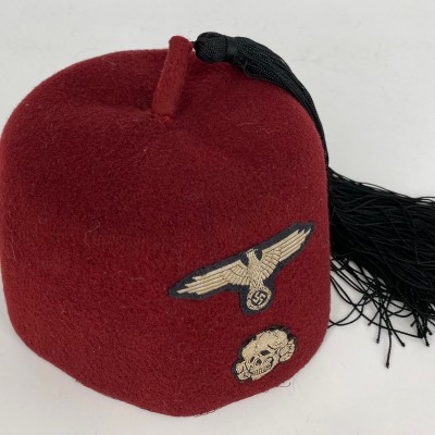 Waffen SS Red Maroon Fez