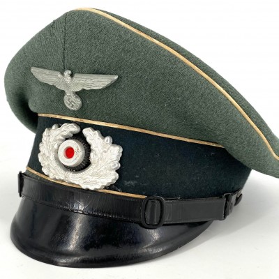 EM/NCO Wehrmacht EREL visor cap - German Headgear