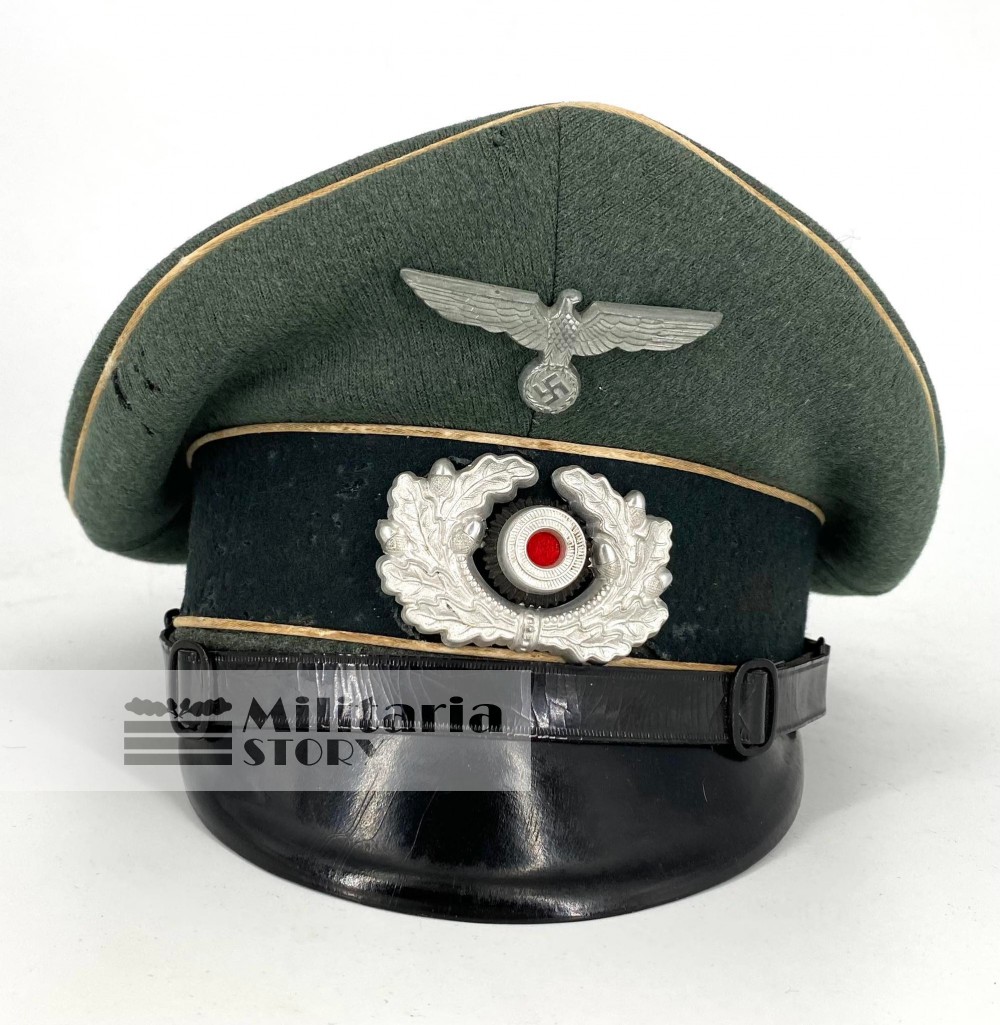 EM/NCO Wehrmacht EREL visor cap - EM/NCO Wehrmacht EREL visor cap: WW2 German Headgear
