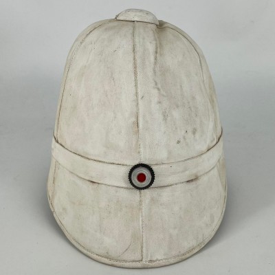 WWI Prussian Colonial Tropical Helmet - pre-war German Headgear